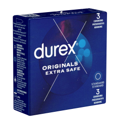 Durex «Originals Extra Safe» 3 extra thick condoms with Pleasure-Fit fit