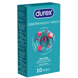 Durex «Überrasch' mich» (Surprise Me) 10 assorted quality condoms for surprising varieties