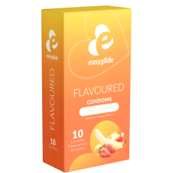 EasyGlide «Flavoured» 10 aromatisierte Kondome für mehr Geschmack