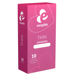 EasyGlide «Thin» 10 ultradünne Kondome für intensiveres Gefühl