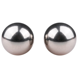 EasyToys «Ben Wa Balls» 19mm Silber, Magnetische Ben Wa Liebeskugeln für das Training der Beckenbodenmuskulatur