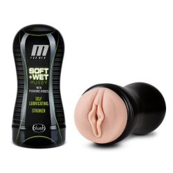 M for Men «Soft and Wet» Muschi mit Lustrippen, selbstbefeuchtend