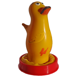 Scherzkondom mit Figur «Große Ente» 1 Stück, handbemalt