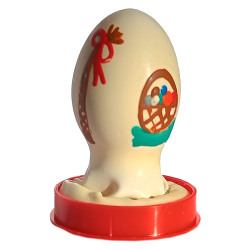 Novelty condom with figure «Easter egg» 1 piece, hand painted
