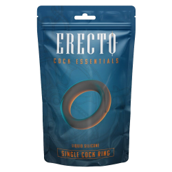Erecto Liquid Silicone «Single Cock Ring» seidig-weicher Penisring für ein aufregendes Tragegefühl