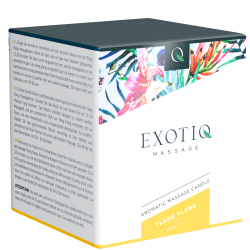 Exotiq  «Ylang Ylang» Massagekerze mit anregendem Duft (Ylang-Ylang), 200g