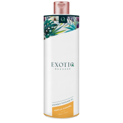 Exotiq  «Vanilla Caramel» 500 ml köstlich duftendes Massageöl - seidig-weich & pflegend