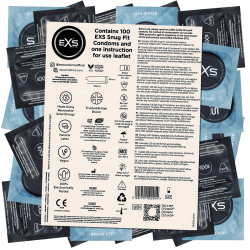 EXS Vorratsbeutel «Snug Fit» Closer Fitting, 100 extra kleine Kondome