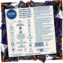 EXS Vorratsbeutel «Chocolate» 100 Kondome mit Schoko Geschmack