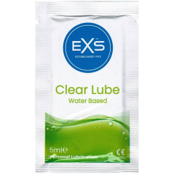 EXS Lube «Clear» 5ml Sachet, parabenfreies Gleitgel auf Wasserbasis