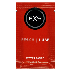 EXS Flavoured «Peach Lube» 5ml Sachet, Gleitgel mit natürlichem Pfirisichgeschmack