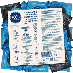 EXS Vorratsbeutel «Regular» 100 Kondome mit 65mm-Kopfteil