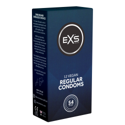 EXS «Regular» Comfy Fit, 12 bequeme Kondome mit 65mm-Kopfteil