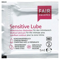 Fair Squared «Sensitive Lube» 5ml veganes Gleit- und Massagegel für den Intimbereich, Sachet