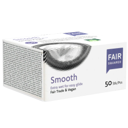 Fair Squared «Smooth» 50 vegane und extra feuchte Kondome