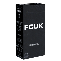 FCUK «Thin Condoms» Black, 12 dünne, veganfreundliche Kondome