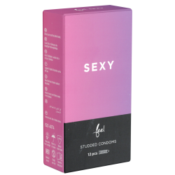 Feel «Sexy» 12 samtweiche Kondome mit zarten Perlnoppen