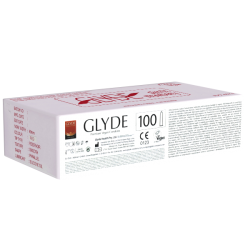 Glyde Ultra «Slimfit Strawberry» 100 schmale Erdbeer-Kondome, zertifiziert mit der Vegan-Blume