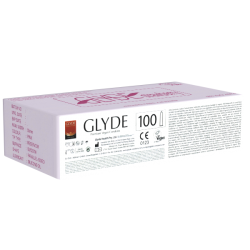 Glyde Ultra «Strawberry» 100 rote Erdbeer-Kondome, zertifiziert mit der Vegan-Blume