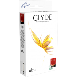 Glyde Ultra «Natural» 10 vegane Kondome mit Vegan-Blume zertifiziert