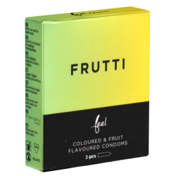 Feel «Frutti» 3 samtweiche Kondome mit Fruchtgeschmack