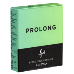 Feel «Prolong» 3 Kondome für mehr Durchhaltevermögen ohne Chemikalien
