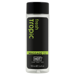 HOT «fresh tropic» 100ml Massage-Öl mit Duft und Geschmack