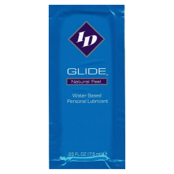 ID «Glide» Lube 7.5ml veganes Gleitgel im hygienischen Probe-Tütchen (Sachet)