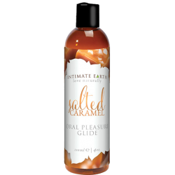 Intimate Earth «Salted Caramel» 120ml veganes und biologisches Gleitgel mit Wärme-Effekt und Salzkaramell-Geschmack