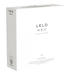 Lelo HEX™ «Original» die Kondom-Innovation mit revolutionärer Sechseckstruktur, 36 Stück