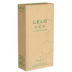 Lelo HEX™ «Organic Latex» die Kondom-Innovation mit Sechseckstruktur, 12 Stück