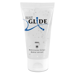 Just Glide «Anal» 50ml medizinisches Gleitgel auf Wasserbasis mit optimiertem pH-Wert für anales Vergnügen