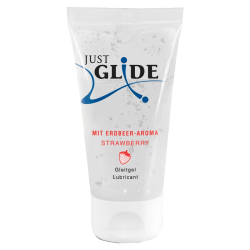 Just Glide «Strawberry» 50ml medizinisches Gleitgel mit Erdbeer-Aroma