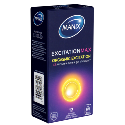 Manix «Excitation Max» Orgasmic Excitation - 12 Orgasmus-Kondome für ein ungeahntes Lustgefühl