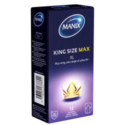 Manix «King Size» Max XL - 12 ultradünne Kondome mit Spezialform