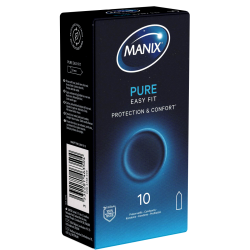 Manix «Pure» 10 Easy-Fit-Kondome für mehr Genuss beim Sex