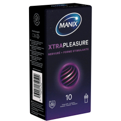 Manix «Xtra pleasure» 10 stimulierende Kondome mit einzigartiger Formgebung