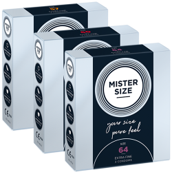 Mister Size «Probierpack XL» (57mm, 60mm, 64mm) 3 x 3 Kondome zum Anprobieren und Austesten