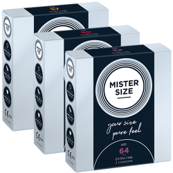 Mister Size «Trial Pack XL» (57mm, 60mm, 64mm) 3 x 3 condoms to try on and test