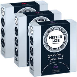 Mister Size «Trial Pack XXL» (60mm, 64mm, 69mm) 3 x 3 condoms to try on and test