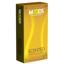 MOODS «Scented Condoms» 12 orientalische Kondome mit Blumen-Aromen