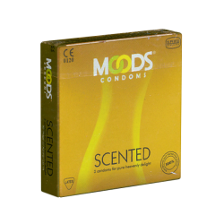 MOODS «Scented Condoms» 3 orientalische Kondome mit Blumen-Aromen