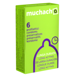 Muchacho «Lunga Durata» (Long Acting) 6 italienische Kondome für längeres Vergnügen