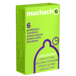 Muchacho «Lunga Durata» (Long Acting) 6 Italian condoms for longer pleasure