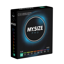 My.Size PRO «45mm» 3 Kondome für besten Tragekomfort und Sicherheit