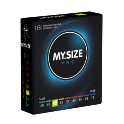 My.Size PRO «49mm» 3 Kondome hypoallergen, passgenau, sicher