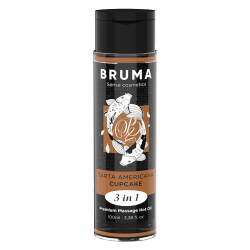 BRUMA «3 in 1 Cupcake» 100ml wärmendes Massagegel mit Kaugummi-Geschmack