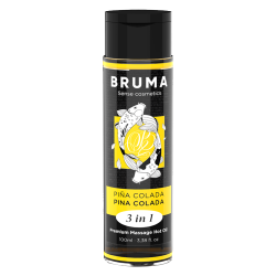 BRUMA «3 in 1 Pina Colada» 100ml wärmendes Massagegel mit Kaugummi-Geschmack