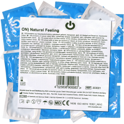 On) «Natural Feeling» 100 klassische Kondome für jede Stellung, Maxipack