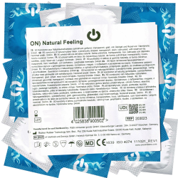 On) «Natural Feeling» 50 klassische Kondome für jede Stellung, Maxipack